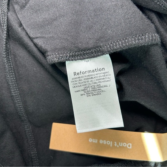 NWT Reformation Nyala Knit Dress Black Size Small - Picture 10 of 11